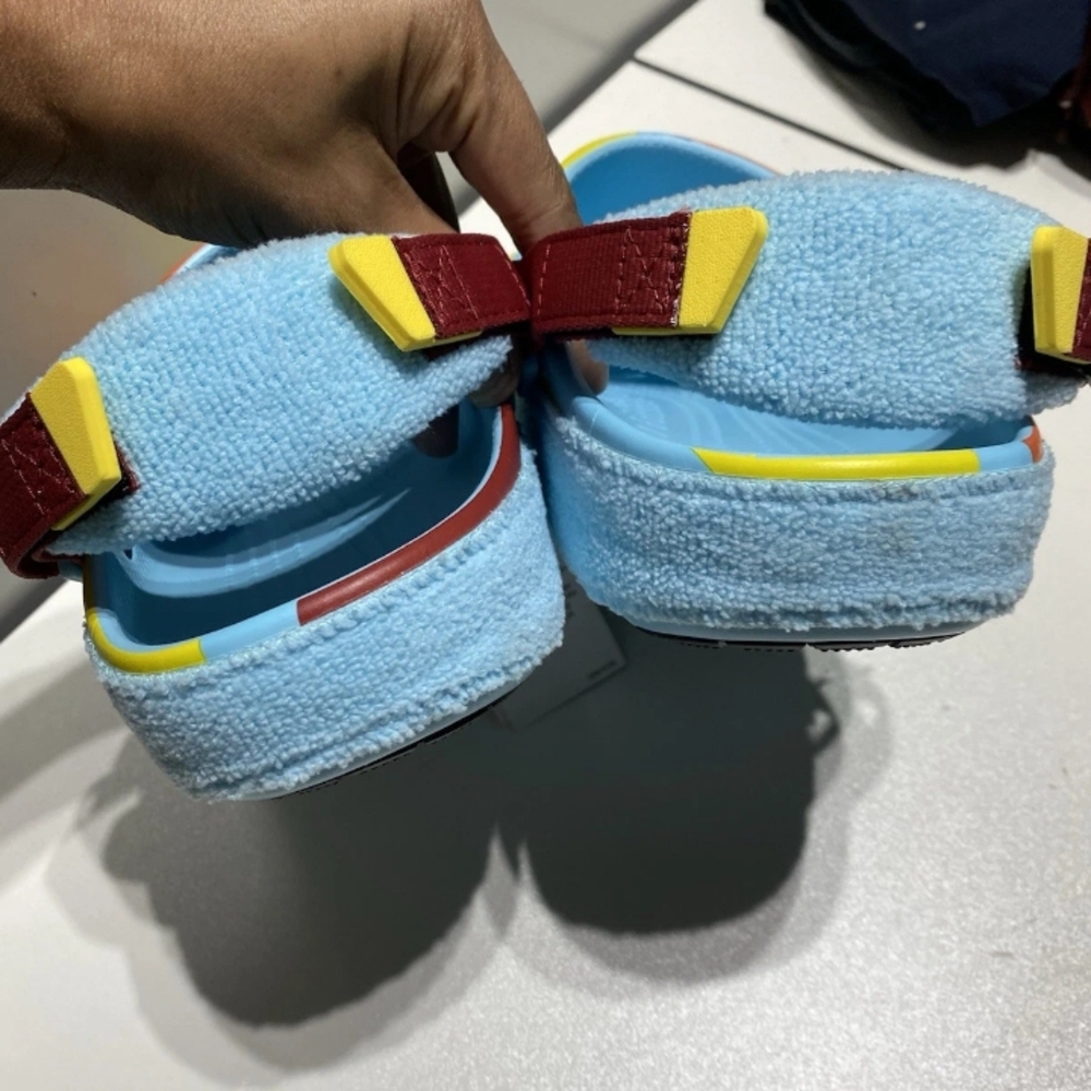 Crocs Zen Garden Sensory Classic Adjustable Terry Cloth Clog Arctic Men’s Sz 13 - Picture 7 of 10